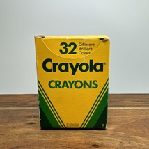 Vintage Crayola Crayons Brilliant Colors 32 Pack 1990 Binney &amp; Smith 322 - $14.00