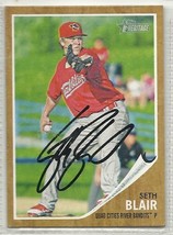 Seth Blair signed autographed card 2011 Topps Heritage Minor League - £7.72 GBP