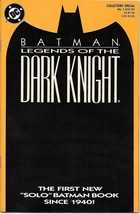 Batman: Legends Of The Dark Knight Comic Book Orange #1 Dc 1989 Very Fine Unread - £2.55 GBP