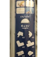White Cord Cover Kit, Half Round Cable Raceway Self-Adhesive Cord Hider - $44.97 CAD