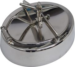Sanitary Stainless Steel Oval Manhole Cover Sanitary Tank Manhole 550*450mm - £430.96 GBP