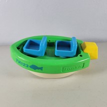 1989 Tonka Boat with Motor Bath or Push Toy TK123 Green Two Seater - $10.99