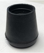 4 Rubber 5/8&#39;&#39; Black Chair Tips - $8.39