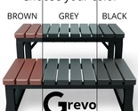 GREVO Hot Tub Steps / Spa Steps for Round or Straight Sided Spa, Non-Slip - $129.99