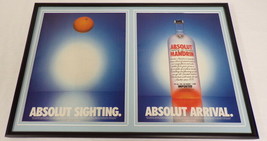 1999 Absolut Mandarin Vodka Framed 12x18 ORIGINAL Advertising Display - $69.29