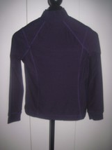 Athletic Works Ladies Ls POLY/SPANDEX Dk Purple Fitted TOP-S-BARELY WORN-NICE - £5.42 GBP