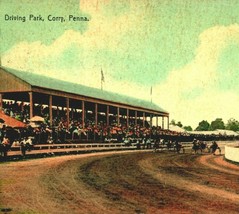 Driving Park Racetrack Race Track Corry Pennsylvania PA 1908 DB Postcard - £6.36 GBP
