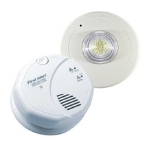 First Alert SC7010B Hard-Wired Dual Smoke &amp; Carbon Monoxide Alarm + SLED177 Stro - £131.99 GBP