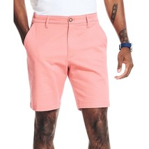 Sz 40 Nautica THE DECK Tea Berry Pink Stretch Classic Fit 8.5&quot; Chino Shorts 40&quot; - £22.59 GBP
