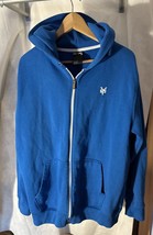 Zoo York Full Zip Hoodie Mens XL / Blue Grunge Skater Skateboarding Y2K Clean VG - $21.03
