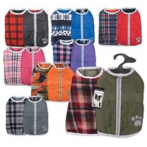 Dog Blanket Coats Reversible Waterproof Reflective Jacket - Choose Color &amp; Size( - £22.36 GBP