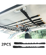 2 Pack 5 Slot Vehicle Fishing Rod Rack Pole Holder Belt Strap Carrier fo... - $562.18 MXN
