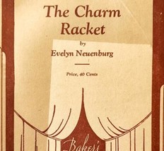 1941 The Charm Racket Play Walter Baker Co Promo Evelyn Neuenburg PB Boo... - £23.81 GBP