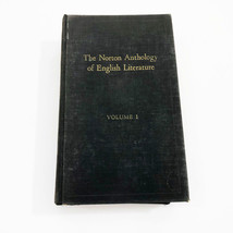 The Norton Anthology of English Literature First Edition 1962 - £19.10 GBP