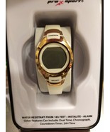 Armitron Pro Sport Watch Water-Resistant Women’s White/Gold MD0699 - $21.72 CAD