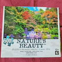KI Natures Beauty Japanese Garden Osaka Japan 500 PC Puzzle 11&quot;x 18.25&quot; ... - $8.90