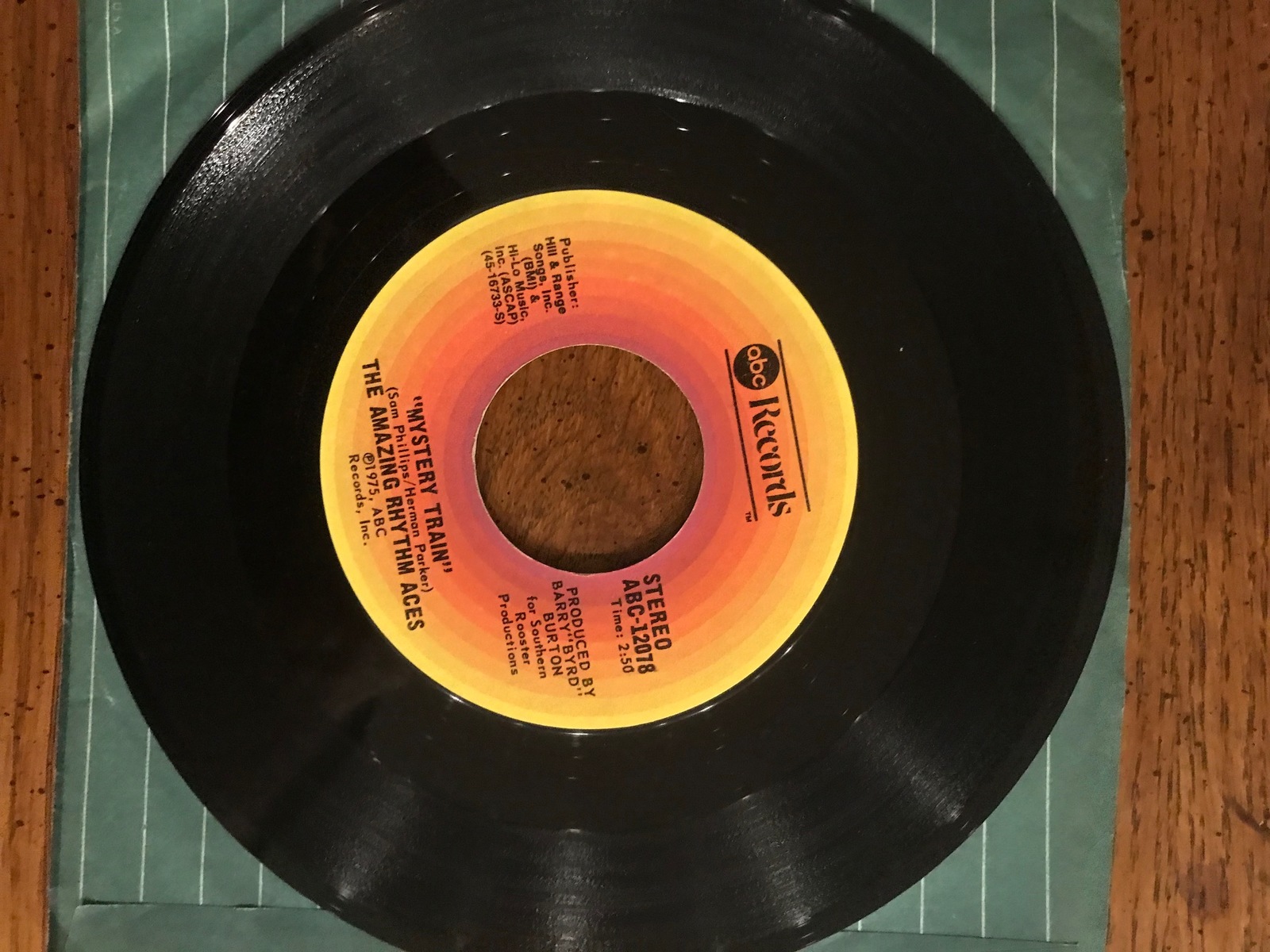 Amazing Rhythm Aces 45 Mystery Train (B1) - $7.99