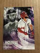 2018 Topps Bryce Harper Superstar sensations Washington Nationals SSS-31 - £1.48 GBP