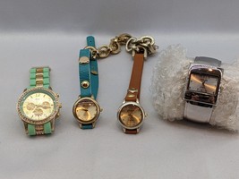 Lot of 4  Geneva Platinum Watches - Untested (Q) - £7.85 GBP