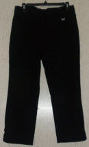 Excellent Womens Rafaella Black Stretch Pull On Capri Pant Size 8 - £20.14 GBP