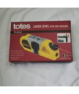Totes Laser Level With Tape Measure NEW - £14.23 GBP