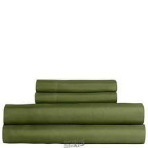 Everyday Soft Microfiber Sheet Set Queen Olive - £20.91 GBP