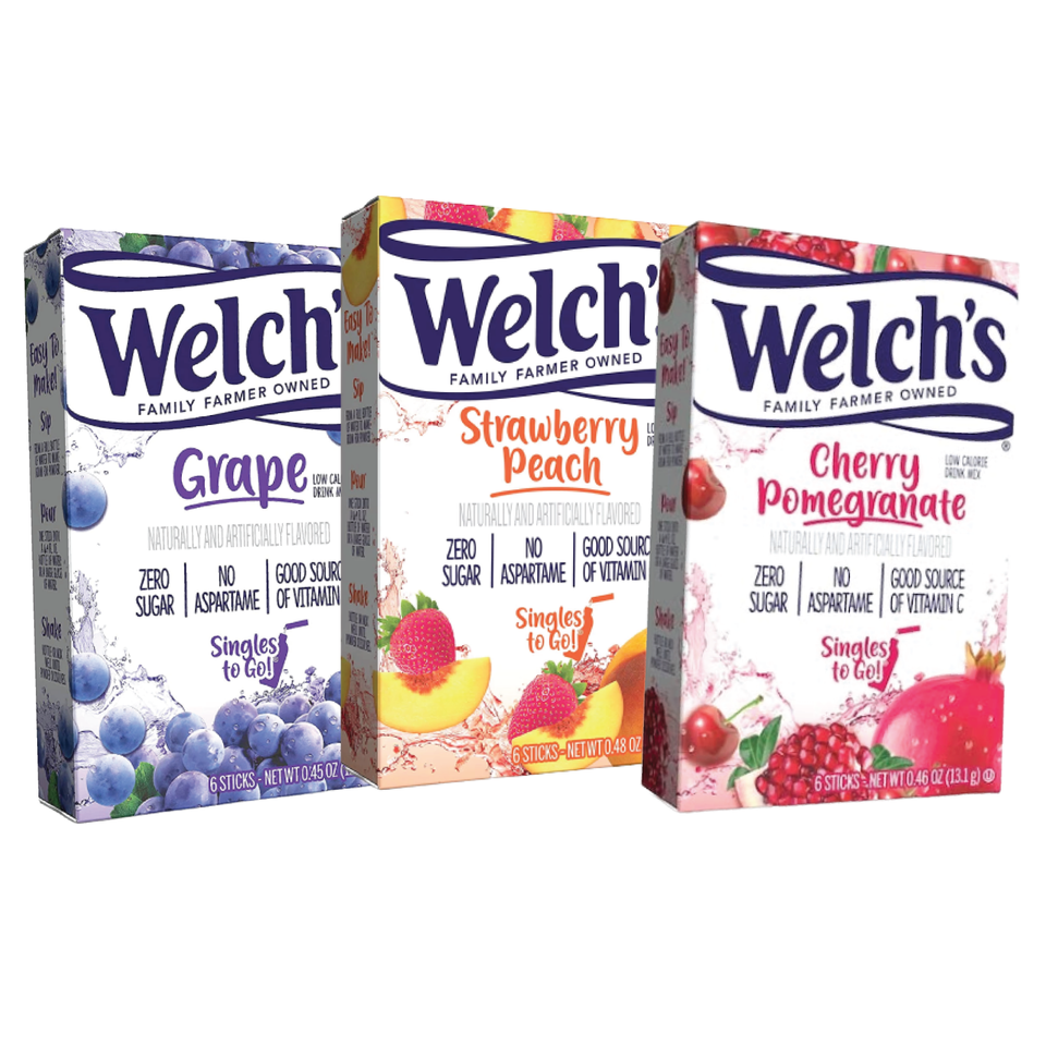 Welch&#39;s Singles To Go Variety Drink Mix | 6 Singles Each | Mix &amp; Match F... - $6.78+
