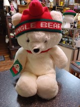  AM&amp;A&#39;s Jingle Bear 21&quot; Plush Holiday Christmas 1986 Toy Scarf Hat Buffa... - $39.59