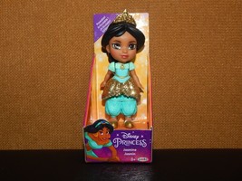 New! Disney Princess Mini Jasmine Glitter Poseable Doll Free Shipping - $12.86