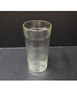 Kerr Tumbler 16 oz Drinking Glass Clear Bark Ice Texture Vintage 6&quot; Tall - £5.50 GBP