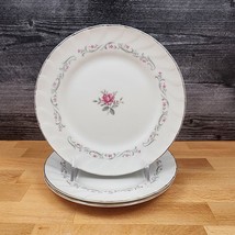 Royal Swirl Salad Plate Set of 3 by Fine China of Japan 7 5/8&quot; 20cm Ceramic - £22.25 GBP