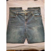 Old Navy Kicher Bootcut Jeans Women&#39;s Blue Denim 5 Pockets Cotton Size 18 -H14 - £15.58 GBP