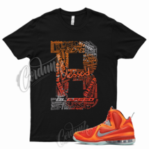 BLESSED Shirt for Lebron 9 Total Orange Metallic Silver Team Mango Big Bang 19 8 - £20.60 GBP+