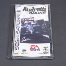 Andretti Racing (Sega Saturn, 1996) Complete In Box Tested broken case - £10.25 GBP