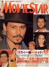 &quot;Movie Star&quot; 2008 Feb 2 Magazine Japan Book Sweeney Todd Johnny Depp - £29.43 GBP