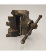 Craftsman 5215 Bench Vise Swivel Mount Vintage Made USA 3.5&quot; Jaw 4.5&quot; Op... - £66.59 GBP