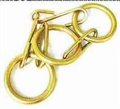 (5) Grain Drill Covering Chain 1/2&quot; Chain w/3 Links 20 1/2&quot; Long 511-100... - $923.70 MXN