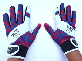 Youth Baseball Batting gloves Velos Sports® Durable Kids Genuine Leather... - $26.99