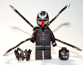 Building Block Riot Venom Spider Man Minifigure Custom  - £5.12 GBP