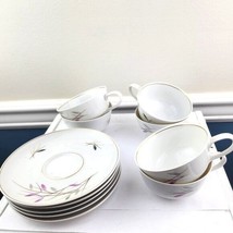 Rosenthal Geisha Lot of 6 Cups and 5 Saucers Bavaria Germany - £50.84 GBP