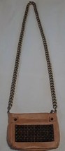 TYLIE MALIBU Tan Purse Studs Chain Strap Crossbody Handbag M - £20.26 GBP
