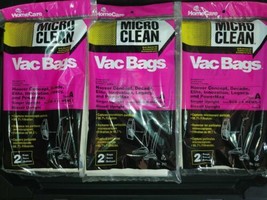 MICRO CLEAN VACUUM CLEANER BAGS, TYPE: A, HOOVER UPRIGHT, #217  Lot of 3... - $10.39