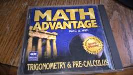 Math-Advantage-PC-Mac-Pre-Calculus-Trigonometry pc CD for Win &amp; 95 - $93.82 MXN