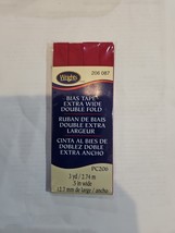 Wright's Bias Tape Extra Wide Double Fold - 3 YD - .5" Wide - PC206 - $4.32 CAD