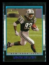 2001 Bowman Rookie Football Trading Card #198 Santana Moss New York Jets - £6.72 GBP