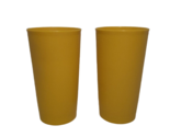 Vintage Set 2 Tupperware Tumblers Cups Textured 873 Retro Kitchen MADE I... - $9.70