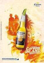 Corona Extra Light Imported Beer Advertising Metal  Sign 8x12in  Coors 26 - $34.72 CAD
