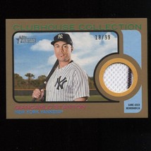 2022 Topps Heritage Giancarlo Stanton Clubhouse Collection Relic CCR-GSN Gold 99 - £7.90 GBP