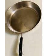Revere Ware Vintage Copper Bottom 12&quot; Skillet Frying Pan Stainless Clint... - $56.09