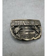 Vintage  B.A.S.S. Bass Anglers Sportsman Society Fishing 1990 Belt Buckle - $27.06 CAD